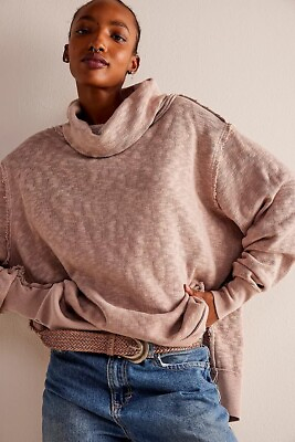 #ad NEW Free People Timmy Turtleneck in Winter Bloom size xlarge $72.00