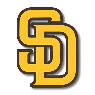 #ad San Diego Padres Precision Cut Decal $4.49