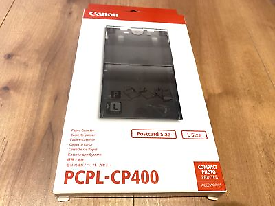 #ad Canon Paper Cassette PCPL CP400 For Postcard Size L Size L Size Adapter Included $32.02
