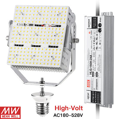 #ad 480V 150W LED Retrofit Light 5000K E39 Mogul Base Parking Lot Shoebox Pole Light $139.08
