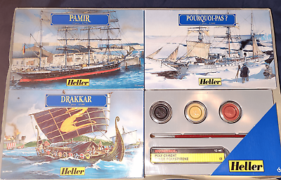 #ad Heller Collection Kit 1 180 Drakkar 1 750 PAMIR 1 400 Pourquoi pas? Collectio $30.00