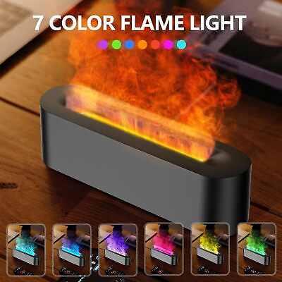 #ad Flame Essential Oil Diffusers Upgrade 7 Color Lights Aromatherapy Diffuser New. $24.99