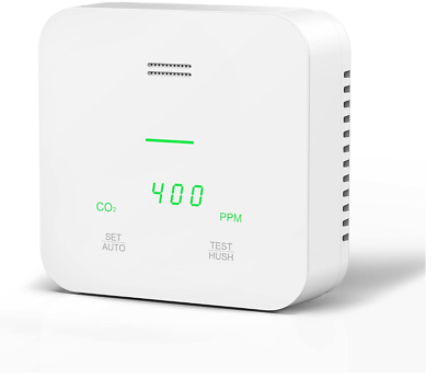 #ad 3 in 1 CO2 Detector Monitor Indoor Air Quality Monitor with Real Time CO2 PPM $9.99