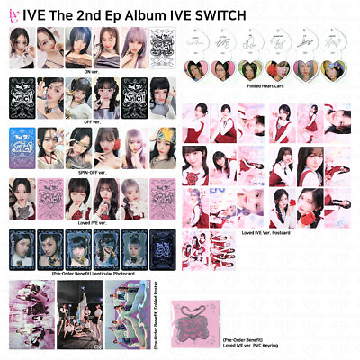 #ad IVE The 2nd EP Album IVE SWITCH Official Photocard Postcard Heart Card Poster $0.99