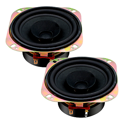 #ad 5Core 2Pcs 4quot; inch 40 W 4 Ohm Car Audio Speaker DJ PA Premium Dual Cone Speaker $17.99