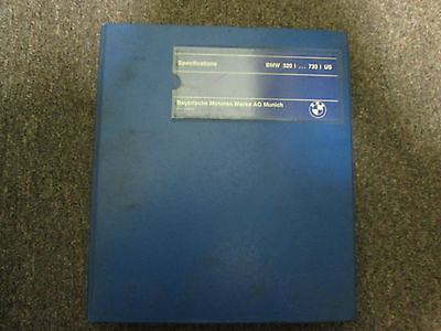 #ad 1980s BMW 320i 733i Specifications Shop Manual FACTORY OEM BOOK 80s 2nd Edition $230.01