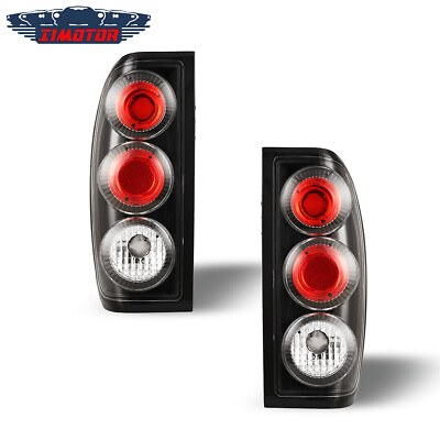 #ad Tail Light for 98 04 Nissan Frontier Altezza Rear Light Black Housing Clear Lens $52.99