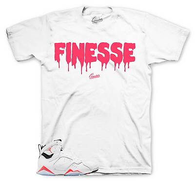 #ad Shirt To Match Jordan 7 Infrared Shoes Finesse Tee $23.99