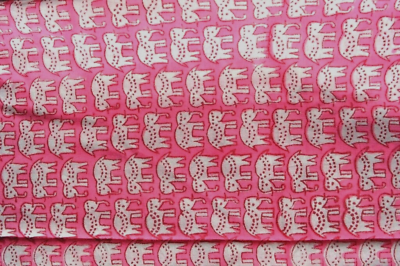 #ad Print 087 Hand Block Fabric Indian Handmade Dressmaking Craft 2.5 Yard Fabric $16.73