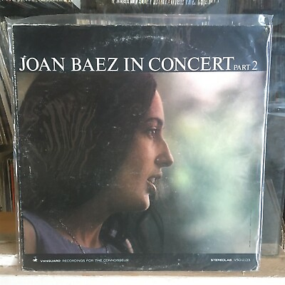 #ad ROCK FOLK EXC LP JOAN BAEZ In Concert Part 2 1970#x27;s VANGUARD REISSUE $11.99