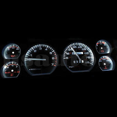 #ad NEW Dash Instrument Cluster Gauge WHITE LED LIGHT KIT Fit 84 96 Jeep Cherokee XJ $10.99