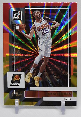 #ad 2022 23 Panini Donruss Holo Red and Gold Laser Mikal Bridges #135 $2.99