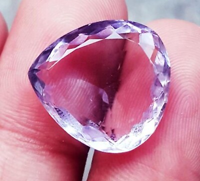 #ad 17x16 MM Loose Gemstones Rose D France 100% Natural Amethyst 12.30 Ct Certified $12.40