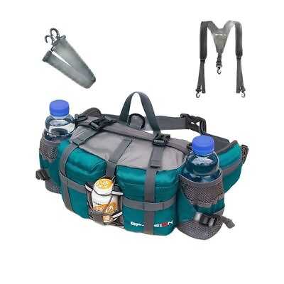 #ad Outdoor Sports Waist Bag Water Cycl Backpack Hike Mountain Bottle Waterproof $37.43