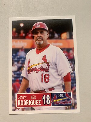 #ad Johnny Rodriguez Card 2018 Springfield Cardinals Team Card $4.21