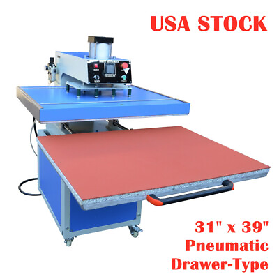 #ad USA 220V 31quot; x 39quot; Pneumatic Drawer Type Large Format Heat Press Machine 7KW $3299.32