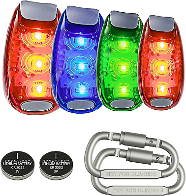 #ad Eugar Led Safety light Safety Strobe Lights with 4 packs for Runners Stroller $10.55