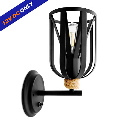 #ad 12V LED Wall Light Decorative RV Wall Lamp Camper Mortorhome Edison Bulb $30.68