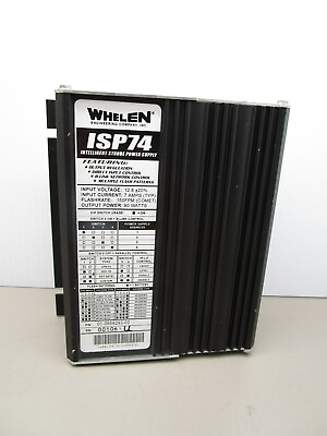 #ad Whelen 01 0268293 00C ISP74 Intelligent Strobe Power Supply 4 Outlet $98.95