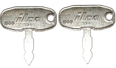 #ad 2 Ford amp; New Holland Tractor Ignition Keys with Large Head part #ELI80 0139 $10.79
