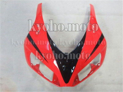 #ad Red Black Front Nose Cowl Upper Fairing Fit for 2006 2007 CBR1000RR Injection aH $145.00