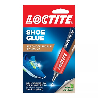 #ad Loctite SHOE CLEAR GLUE STRONG FLEXIBLE Rubber Leather Vinyl Canvas ADHESIVE $11.59