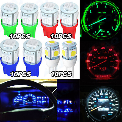 #ad NEW Dash Instrument Cluster Gauge 10X LED LIGHTS KIT Fits 95 04 Chevy S10 Truck $12.59