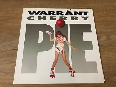 #ad WARRANT Cherry Pie LP Vinyl 1990 RARE Dutch 1st Press $109.99