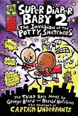 #ad Super Diaper Baby 2: The Invasion of the Potty Snatchers Hardcover VERY GOOD $3.98