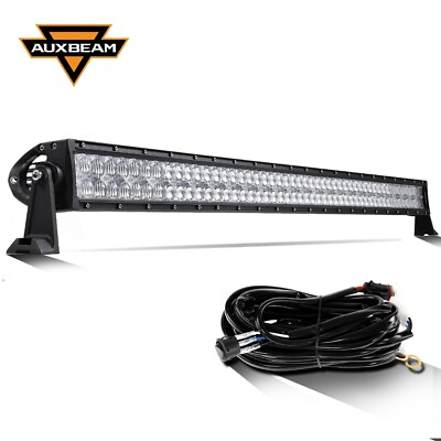 Auxbeam LED Light Bar 52 Inch 300W Off Road Driving Lights Spot Flood Work Light $162.89