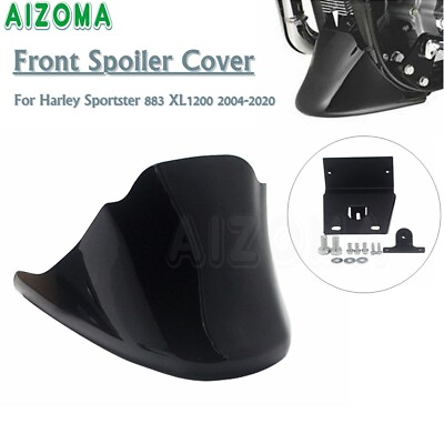 #ad ABS Front Spoiler Cover Chin Lower Fairing For Harley Sportster XL1200C XL883 $35.98