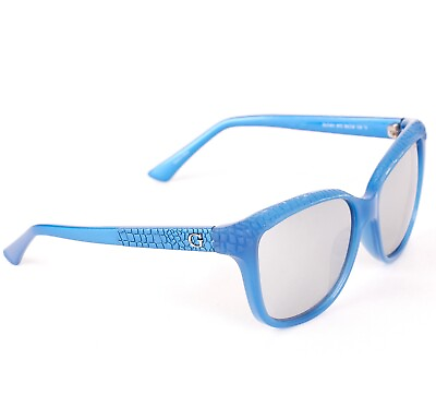#ad Women#x27;s Guess 7401@5687C Blue Square Sunglasses $35.00