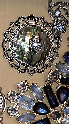 #ad VTG to Now 2 Pounds Costume Jewelry Mxd Lot Wear Repair Craft Resell Some Signed $29.99