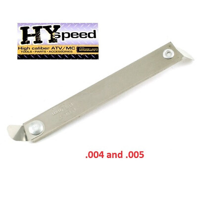#ad HYspeed Tappet Feeler Gauge .004 .005 inches Yamaha Kawasaki Honda $7.99