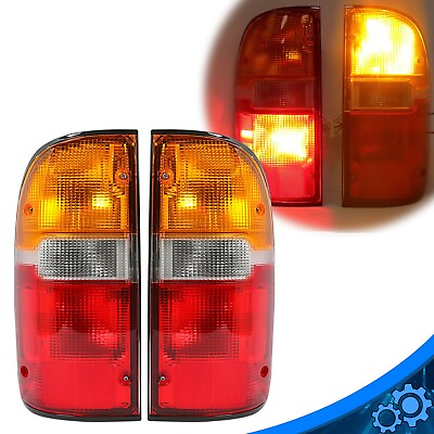 #ad 2PCS Tail Lights Lamps Rear Brake Lights For Toyota Tacoma 95 00 LHamp;RH w Bulbs $58.83
