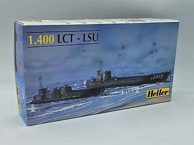 #ad Heller WWII LCT LSU Model Military Landing Ship Kit 1 400 # 81001 New Open Box $24.95