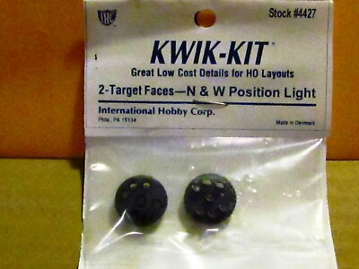 #ad N amp; W NORFOLK amp; WESTERN POSITION LIGHT 2 TARGET FACES # 4427 BY IHC ORIGINAL NEW $5.99