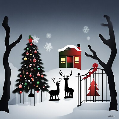 #ad Christmas Holiday 11 12x12 canvas print $48.00