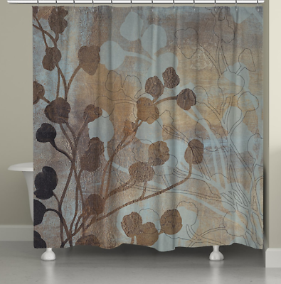 #ad Laural Home Bronze Gold Spa Shower Curtain $51.29