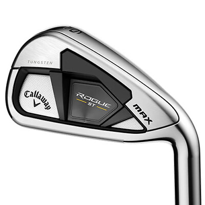 #ad New 2022 Callaway Rogue ST Max Single iron wedge Choose AW GW SW 4 5 6 7 8 9 PW $114.99