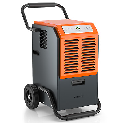 #ad 140 PPD Portable Commercial Dehumidifier w Water Tankamp;Drainage Pipe for Basement $559.99