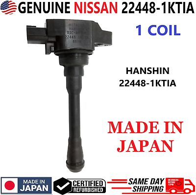 #ad GENUINE Nissan Ignition Coil For 2007 2015 Nissan amp; Infiniti I4 V8 22448 1KTIA $28.78