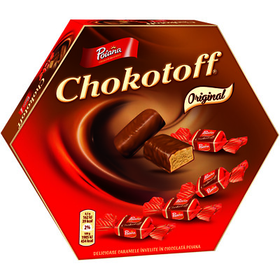 #ad Caramel wrapped in chocolate POIANA Chokotoff caramele in ciocolata 238g $14.95
