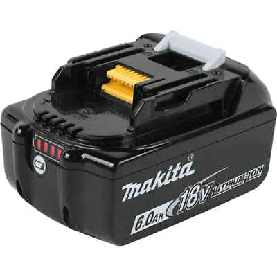 #ad Makita LXT Li Ion 6.0 Ah Battery Impact Resistant w LED Light Indicator 18 V $230.19