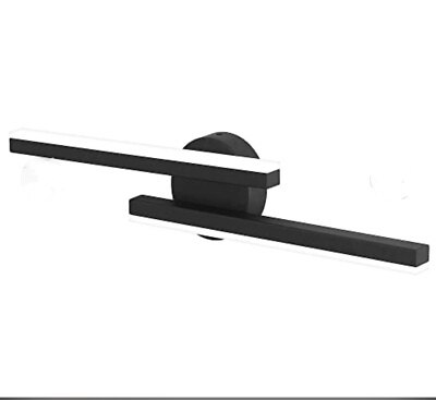 #ad Kamlam Matte Black Modern Led Vanity Light Fixtures 24 inch Dimmable NEW $35.00