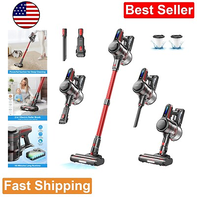 #ad Cordless Vacuum Cleaner: 26Kpa Suction 45Mins Runtime Anti Tangle Dust Cup $179.99