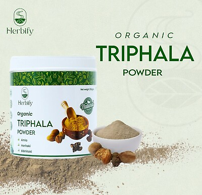#ad Herbify Triphala Powder Immune Support Digestion Adaptogen Colon Free II Ship $29.99