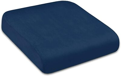#ad TravelMate Extra Large Memory Foam Seat Cushion Perfect for Office Chair Velvet $22.99