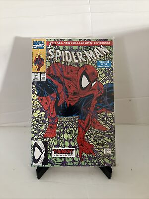 #ad Spider Man #1 Green Cover McFarlane Marvel August 1990 Torment Part 1 Of 5 $17.00