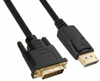#ad DisplayPort Male to Dual Link DVI D Male Cable lengths of 3 6 10 feet $8.00